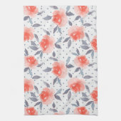 Red roses theedoek (Verticaal)