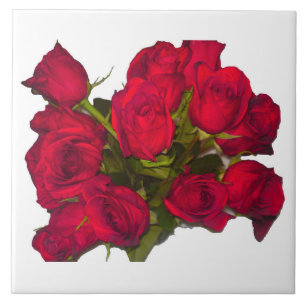 Red Roses Tile Tegeltje