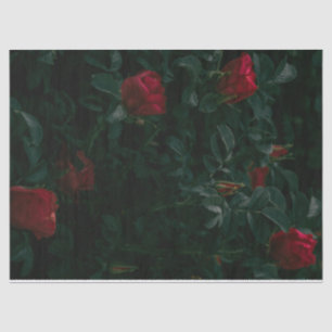 Red Roses Tissue Paper Decoupage Giftwrapping Tissuepapier