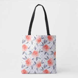 Red roses tote bag