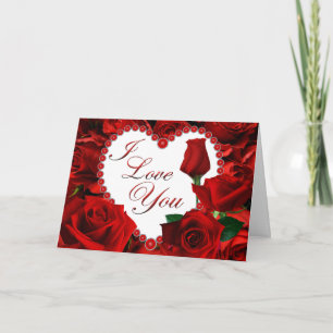 Red Roses Valentijn Kaart