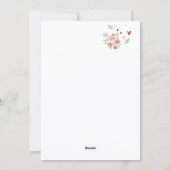 Red Roses Valentine Feestdagenkaart (Achterkant)