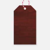 Red Roses Valentine's Day Cadeaulabel (Achterkant)