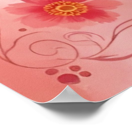 Red Roses, Valentine's Day, Poster (Hoek)