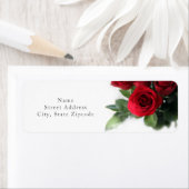 Red Roses Vignette Etiket (Insitu)