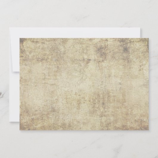 Red Roses Vintage bruiloft uitnodiging (Achterkant)