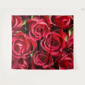 Red roses wandkleed (Voorkant (horizontaal))