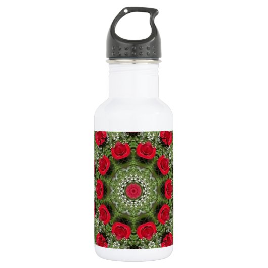 Red roses waterfles  (Voorkant)