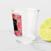 Red Roses Waterverf Derby Day Shot Glas (Rechts)