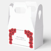 Red Roses Wedding Bedankdoosjes (Geopend)
