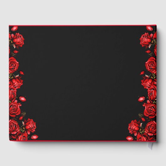 Red Roses Wedding Gastenboek (Achterkant)