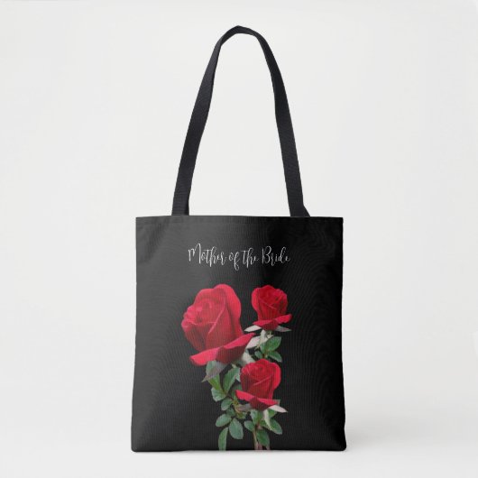 Red Roses Wedding Mothers Tas Gift Bag (Voorkant)