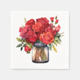 Red Roses Wedding Servet