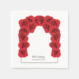 Red Roses Wedding Servet