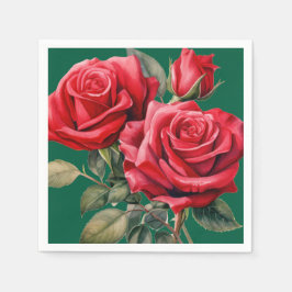 Red Roses Wedding Servet