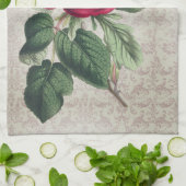 Red Ross met Damask Theedoek (Gevouwen)