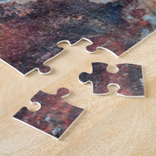 Red Rough Rock Hard Legpuzzel (Zijkant)