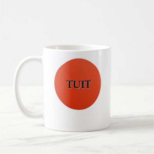 Red Round Tuit-Mok Koffiemok (Links)