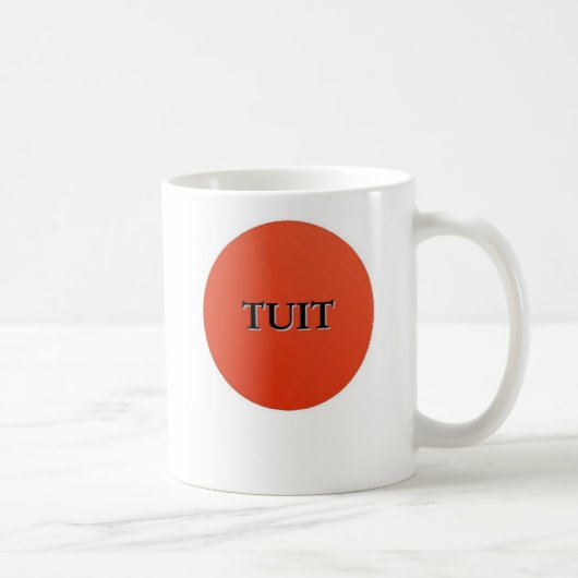 Red Round Tuit-Mok Koffiemok (Rechts)