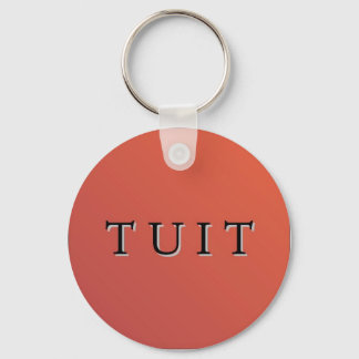 Red Round Tuit-Sleutelhanger Sleutelhanger