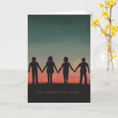 Red Rover nostalgische 30ste verjaardag Kaart (Gele Bloem)