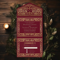 Red Royal Medieval Sword Wedding