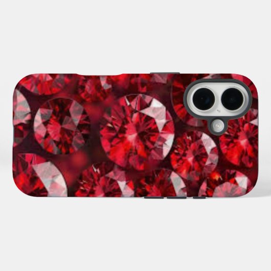 Red Rubies iPhone / iPad case (Achterkant (horizontaal))