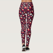 Red Rubies Silver & Diamond Pareltjes Leggings (Achterkant)