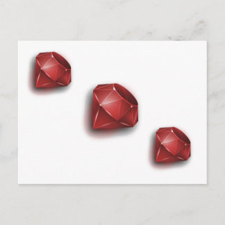 Red Ruby Briefkaart