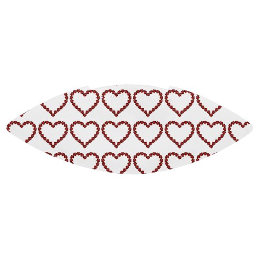 Red Ruby Gemstone Heart American Football (Paneel)