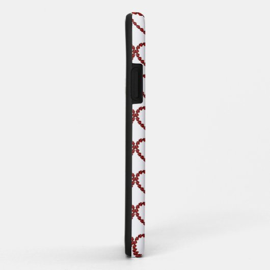 Red Ruby Gemstone Heart Case-Mate iPhone Case (Achterkant/rechts)