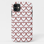 Red Ruby Gemstone Heart Case-Mate iPhone Case (Achterkant)