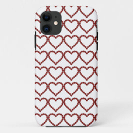 Red Ruby Gemstone Heart Case-Mate iPhone Case