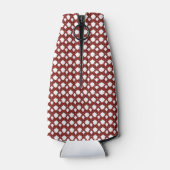 Red Ruby Gemstone Heart Flesjeskoeler (Achterkant)