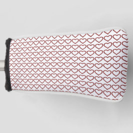 Red Ruby Gemstone Heart Golfheadcover