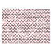 Red Ruby Gemstone Heart Groot Cadeauzakje (Achterkant)