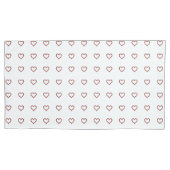 Red Ruby Gemstone Heart Kussensloop (Voorkant-Links)