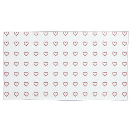 Red Ruby Gemstone Heart Kussensloop