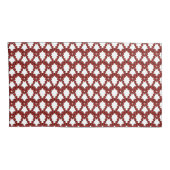 Red Ruby Gemstone Heart Kussensloop (Achterkant-Rechts)