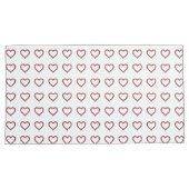 Red Ruby Gemstone Heart Kussensloop (Voorkant-Rechts)