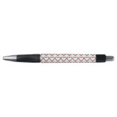 Red Ruby Gemstone Heart Pen (Voorkant)