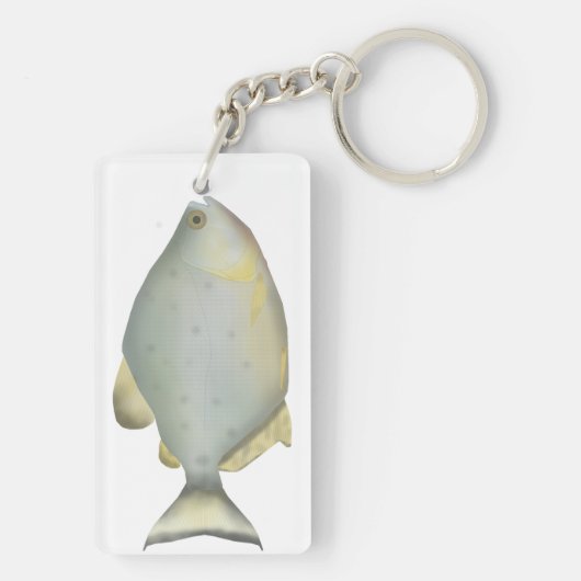 Red Ruby Piranha Sleutelhanger (achterkant)