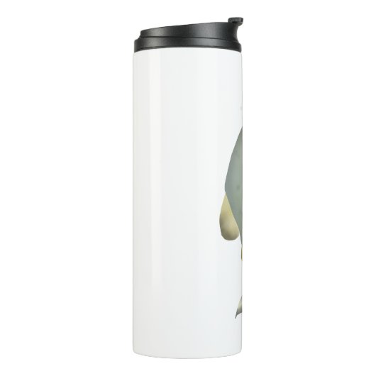 Red Ruby Piranha Thermosbeker (Gedraaid links)