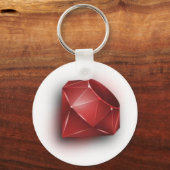 Red Ruby Sleutelhanger (Voorkant)