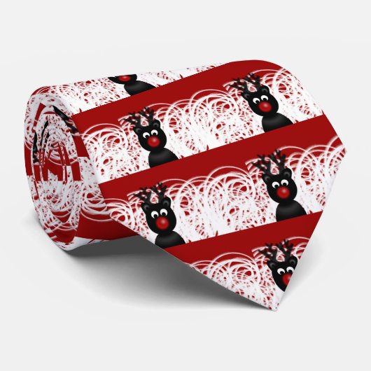 Red Rudolph Stropdas. Stropdas (Opgerold)