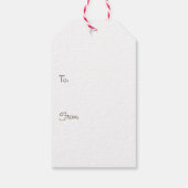 Red Ruffed Lemur Cadeaulabel (Achterkant)