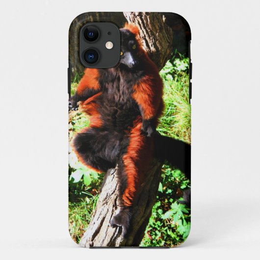 Red Ruffed Lemur Case-Mate iPhone Case (Achterkant)