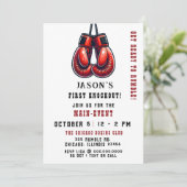 Red Rumble eerste knock-out boksverjaardag Kaart (Staand voorkant)