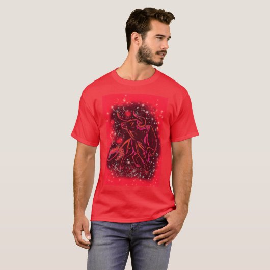 Red Running Bull T-shirt (Voorkant volledig)