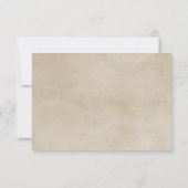 Red Rustic Damask RSVP-kaart RSVP Kaartje (Achterkant)